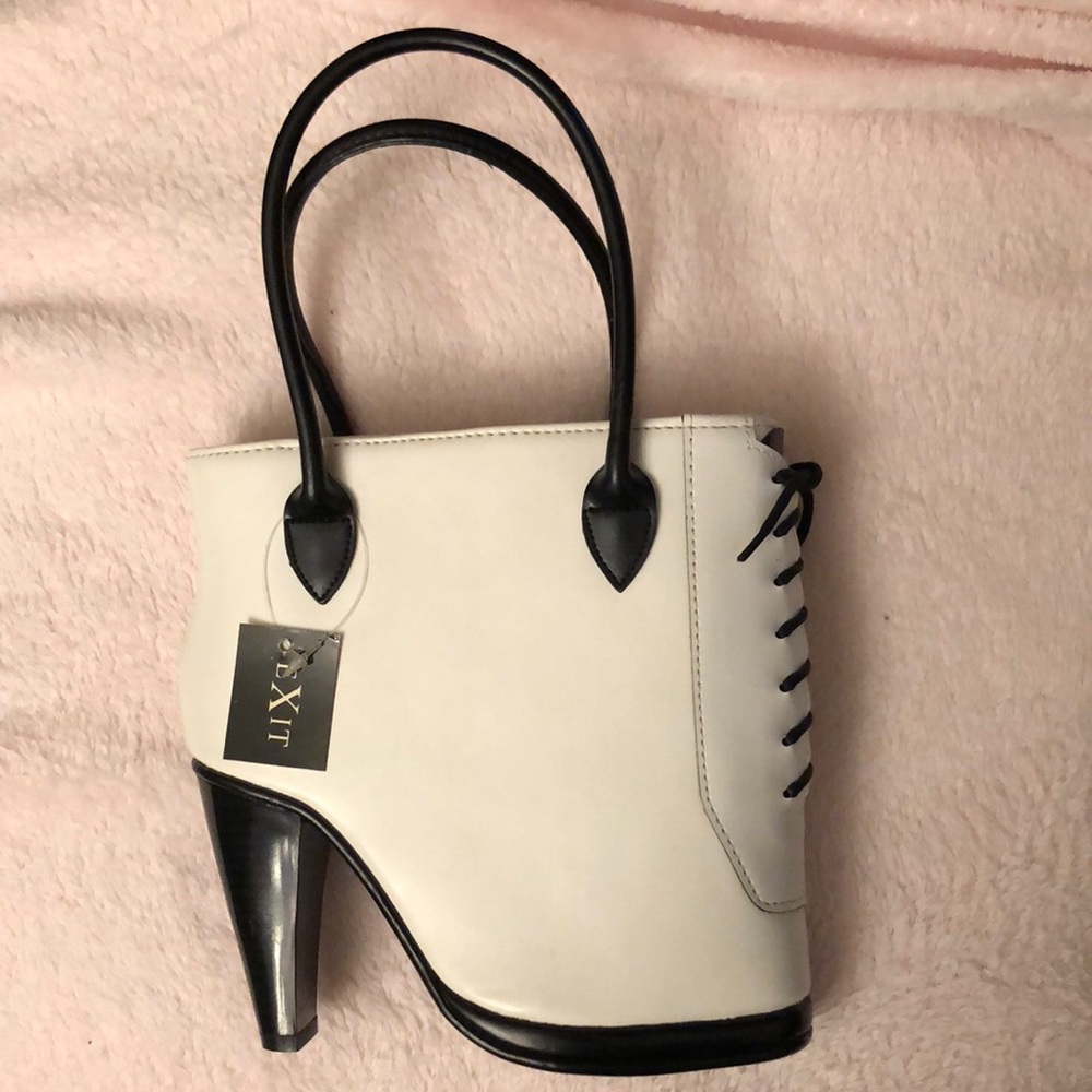 Unique one of a kind high heal shoe purse
